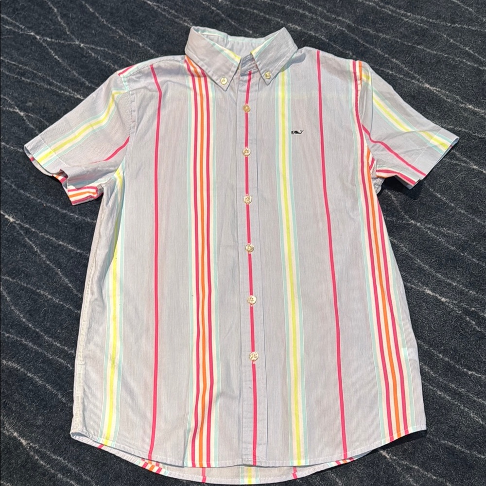 Vineyard Vines boys Multicolor Striped Shirt M